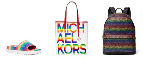 michael kors pride shirt|Michael Kors rainbow bags.